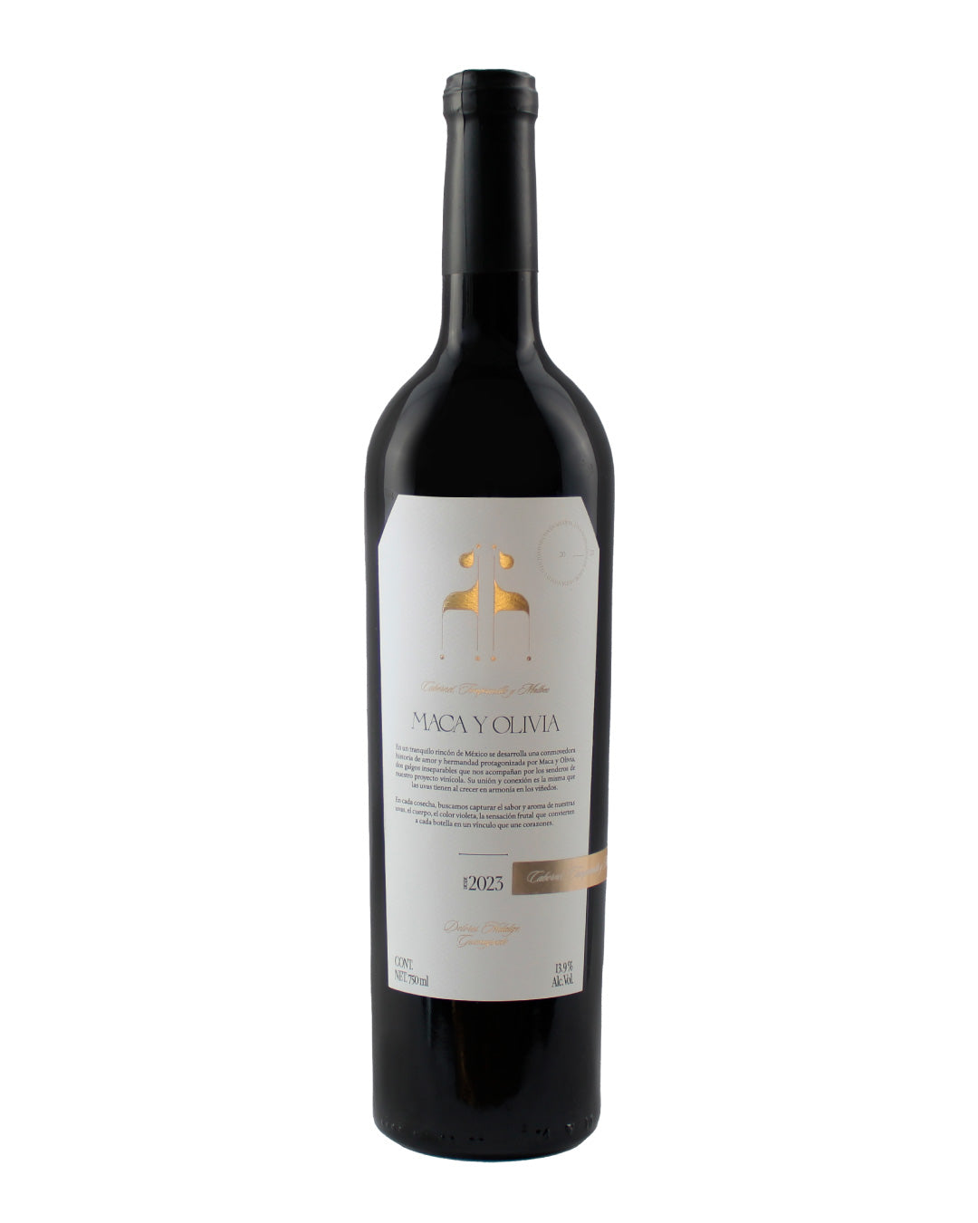 Maca y Olivia - Cabernet Sauvignon, Tempranillo y Malbec